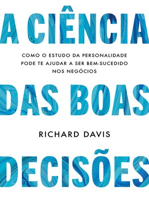 cover image of A ciência das boas decisões
